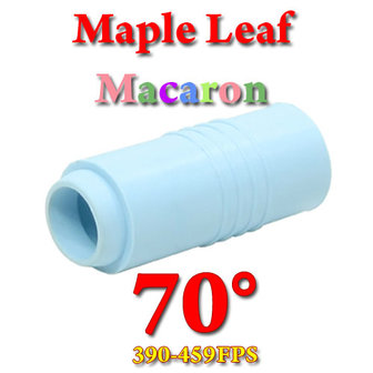 Maple Leaf Macaron Bucking 60&deg;, 70&deg;, 75&deg; &amp; 80&deg;