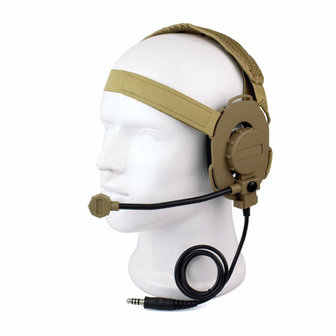 Tactical Headset III met NATO plug