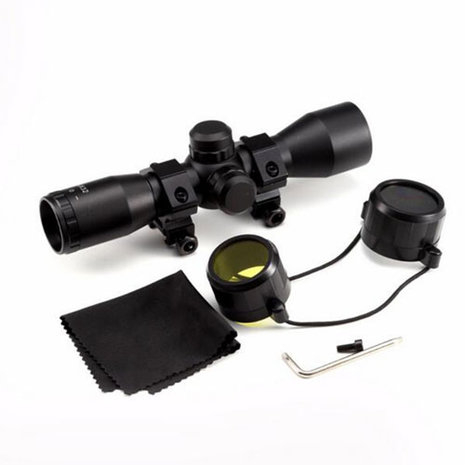 Tactical 4x32 scope met vaste vergroting