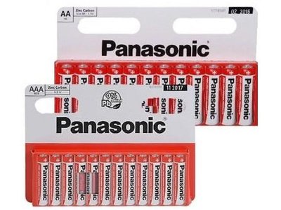 OP=OP Batterijen 12x AA (Panasonic)